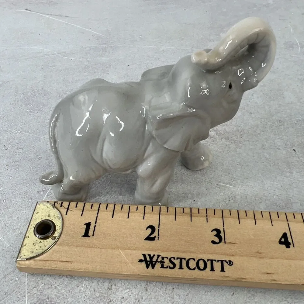 Vintage George Good‎ Miniature Porcelain Elephant Figurine